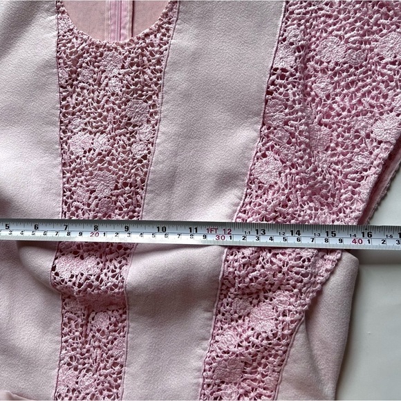 GIAMBATTISTA VALLI Lace Pattern Mini Dress light pink - Picture 9 of 10